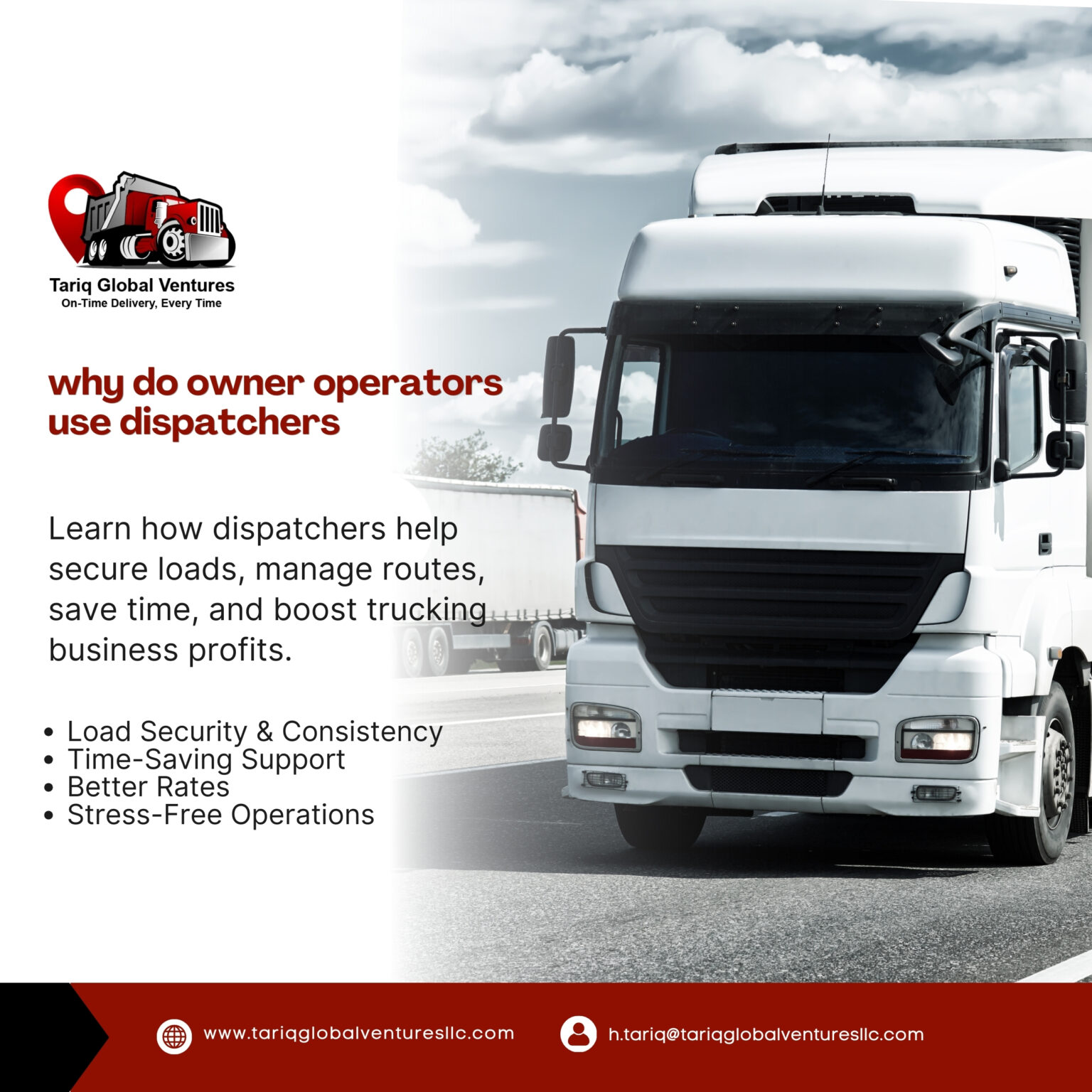 Why do owner operators use dispatchers