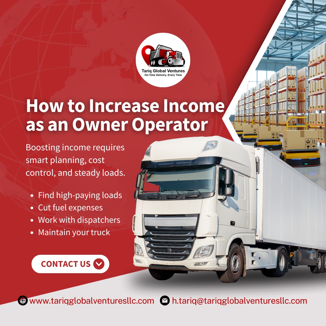 How to Increase Income as an Owner-Operator